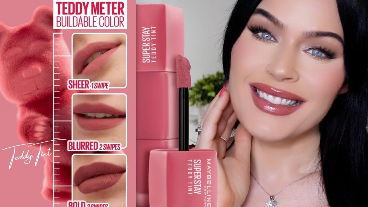 3 удобные помады Maybelline Teddy Tint, которые вам ОБЯЗАТЕЛЬНО стоит попробовать!