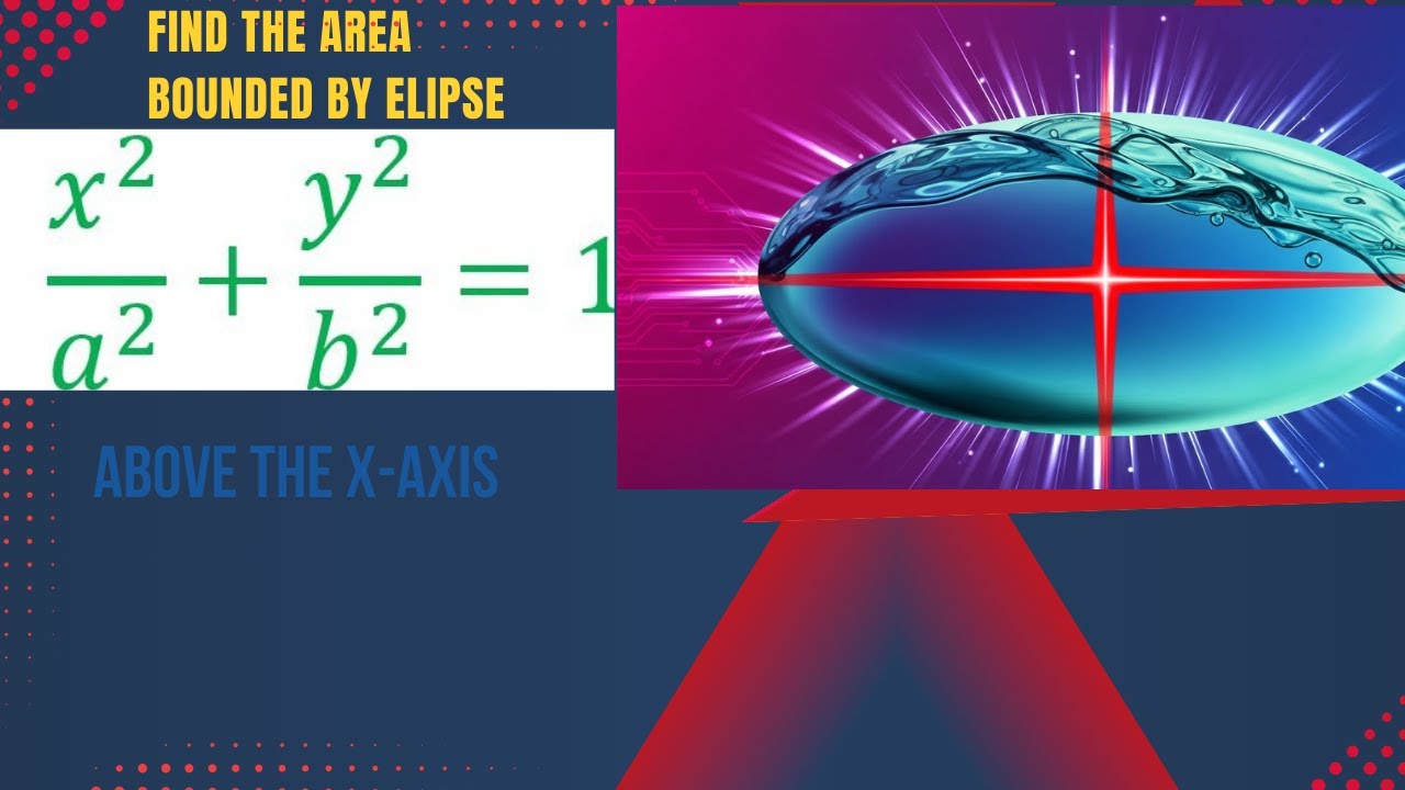 Mastering Ellipse Area: Visualizing ABOVE the X-axis/Multivariable Calculus/JNTU Engineering maths