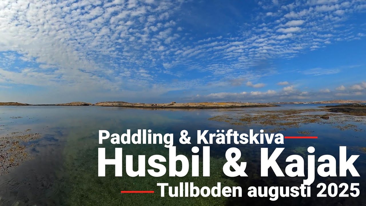 Kajak & Husbilsgänget samlas i Tullboden för paddling & kräftskiva