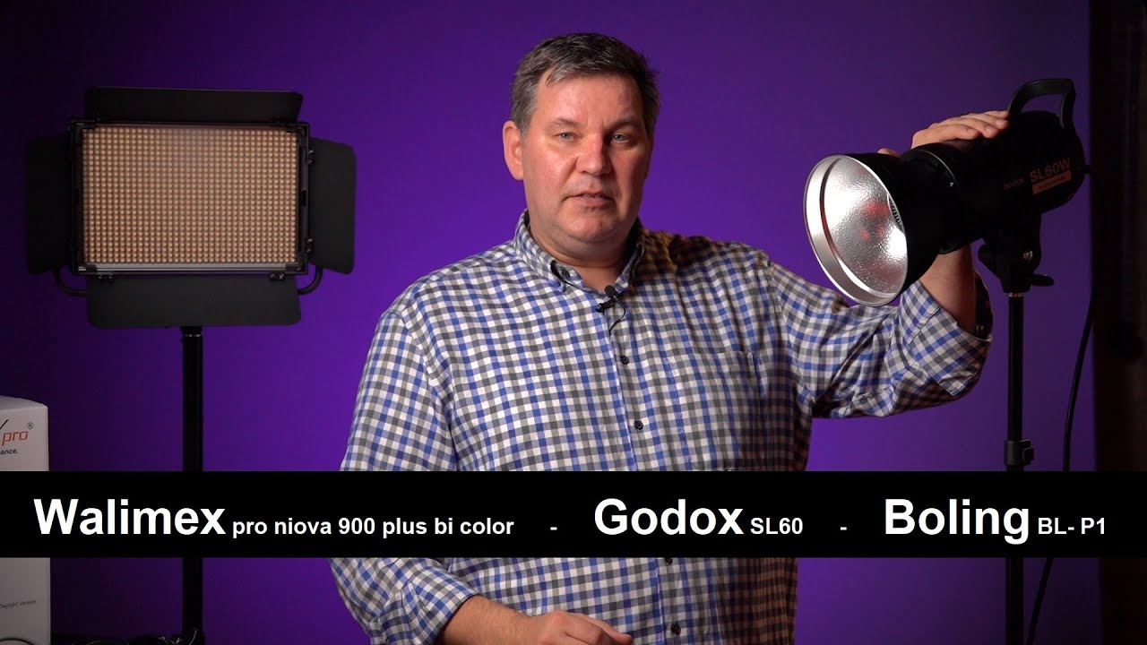 Videoleuchten für wenig Geld von Walimex - Godox - Boling