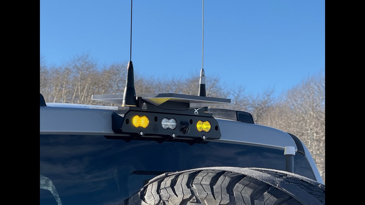 Billet Ford Raptor F-150 third brake light and Starlink Mini mount. V2 product announcement