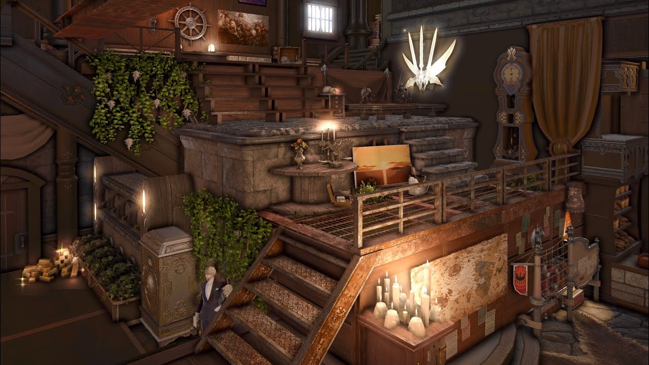 【L】FFXIV Housing 23.07 |Granblue Fantasy. Medieval Tavern.