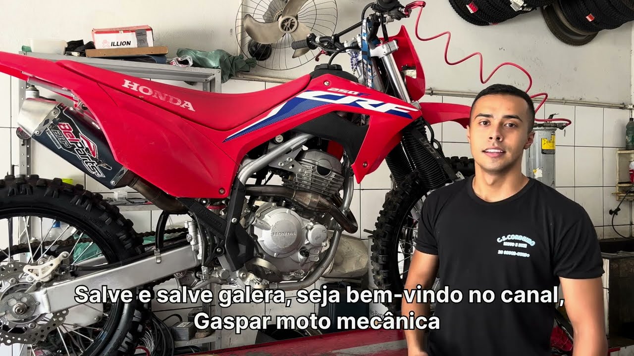 Como trocar óleo crf 250f