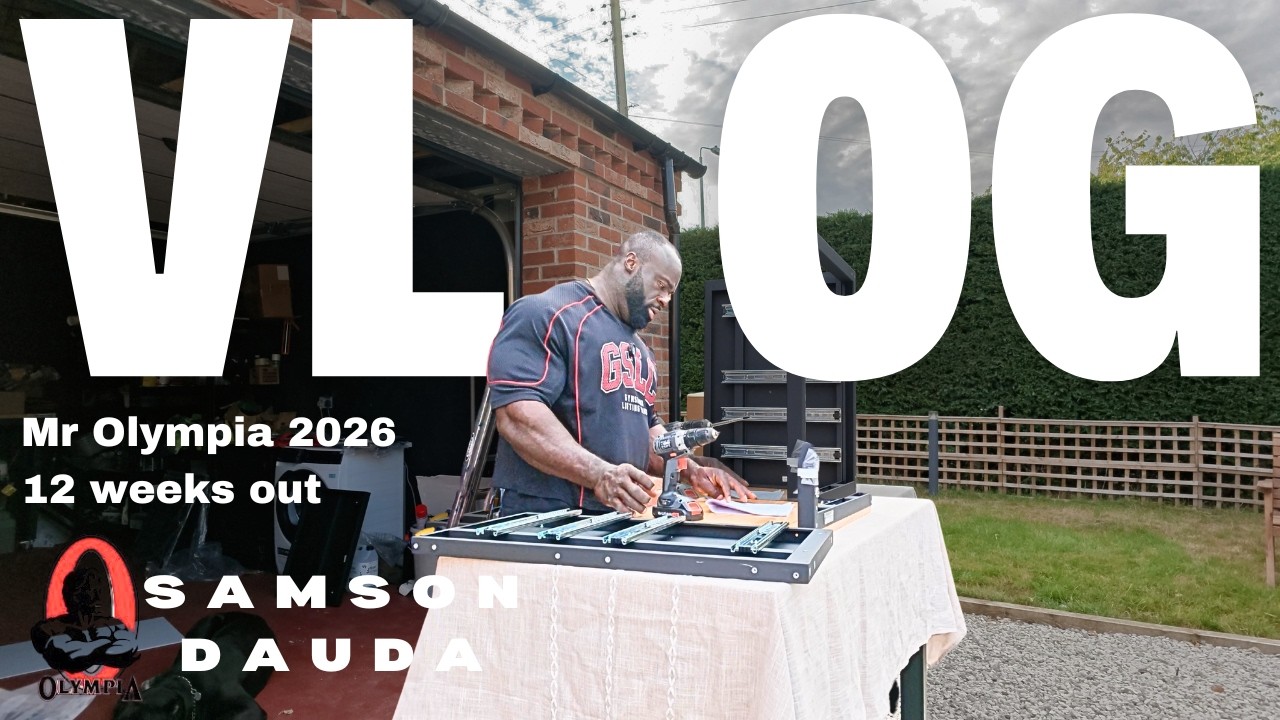 Vlog 12 weeks out from Mr Olympia 2026 | Samson Dauda