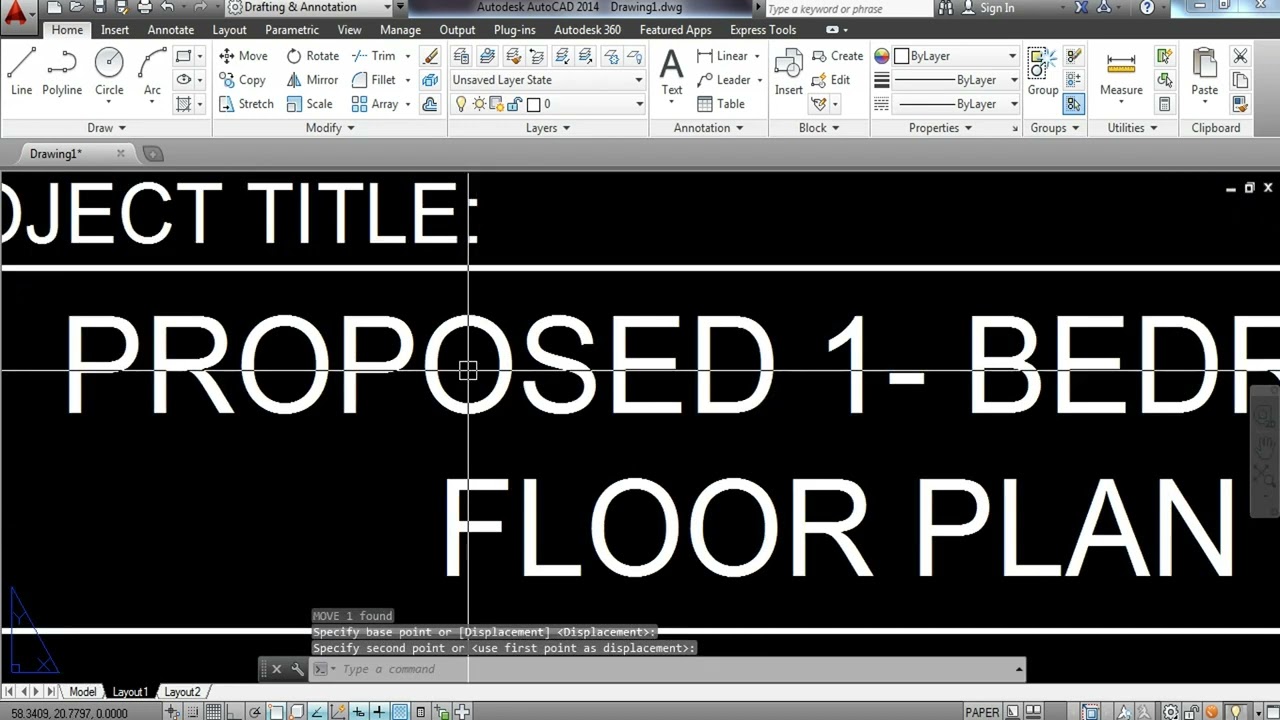 Drawing Exercise 4: How to Set-up A4 paper size on layout space with new border line and title block