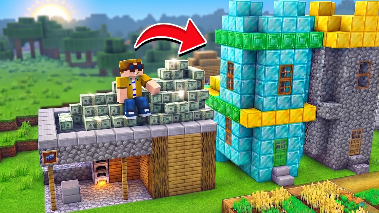 Minecraft, aber WIR TRANSFORMIEREN ein VILLAGER DORF!