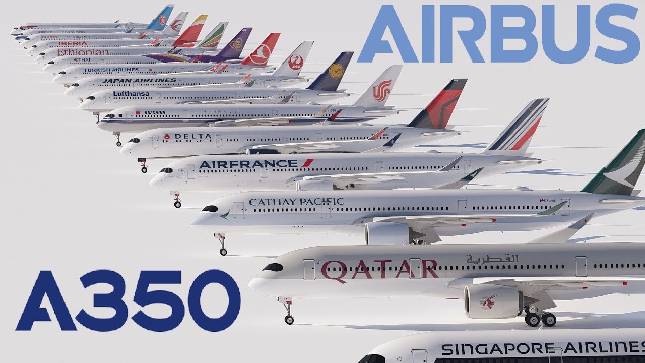 Top 15 Largest Airbus A350 Operators