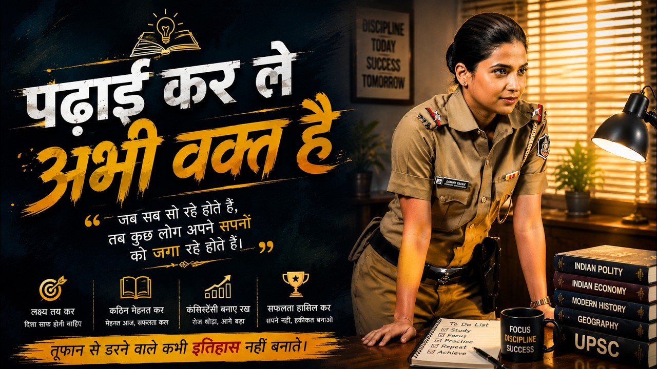 Padhai Kar Le | पढ़ाई कर ले | 😤📚 | UPSC Motivation Hindi | Study Motivation | Exam Reality Check