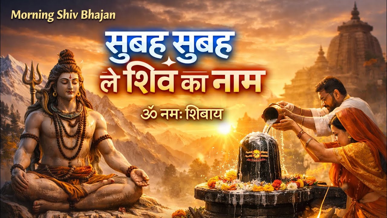 सुबह सुबह ले शिव का नाम 🙏 | Morning Shiv Bhajan | ॐ नमः शिवाय | Har Har Mah