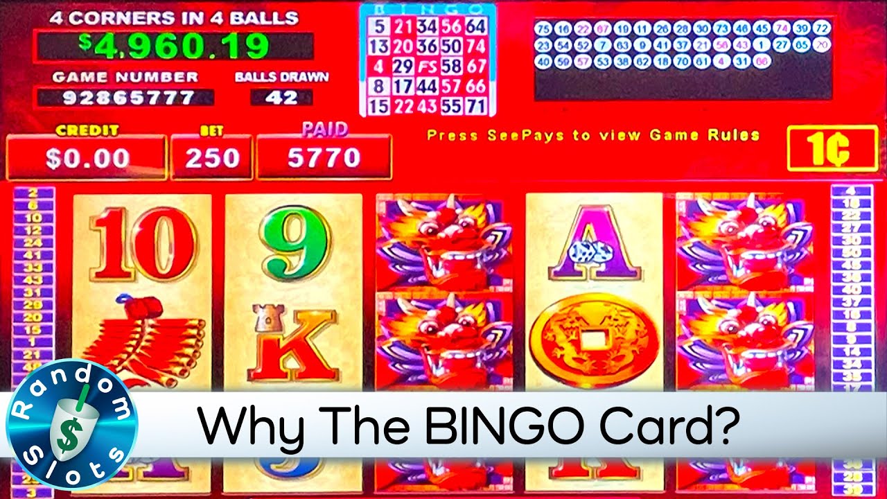 Dragon Lines Class II Slot Machine and Why The BINGO Card