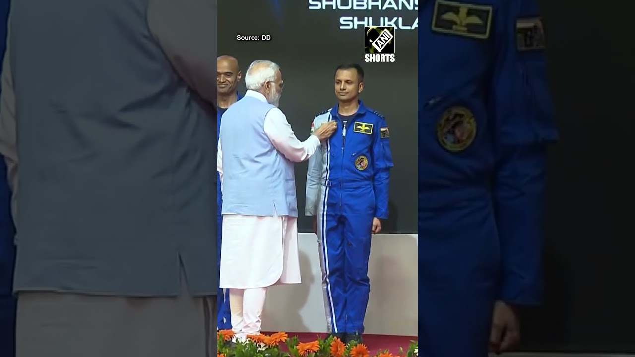 India&rsquo;s 4 astronauts for Gaganyaan mission revealed, PM Modi bestows astronaut wings
