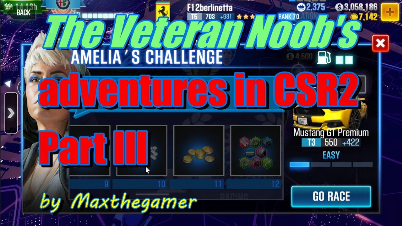 CSR2 Veteran Noobs Adventure in CSR part III by Maxthegamer