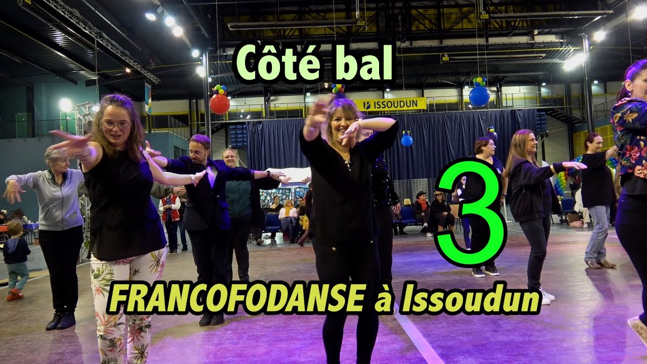 FRANCOFODANSE de la FFCLD à Issoudun. Côté bal (3) Rosa, Tippin' It Up, Sweet..  Samedi 22 mars 2025