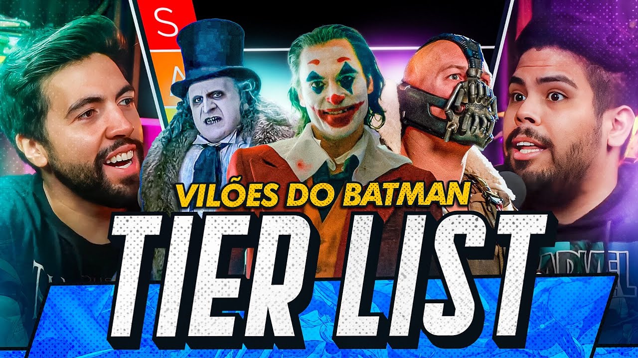 TIER LIST: OS MELHORES VILÕES DO BATMAN DE TODOS OS TEMPOS | THE NERDZ #174