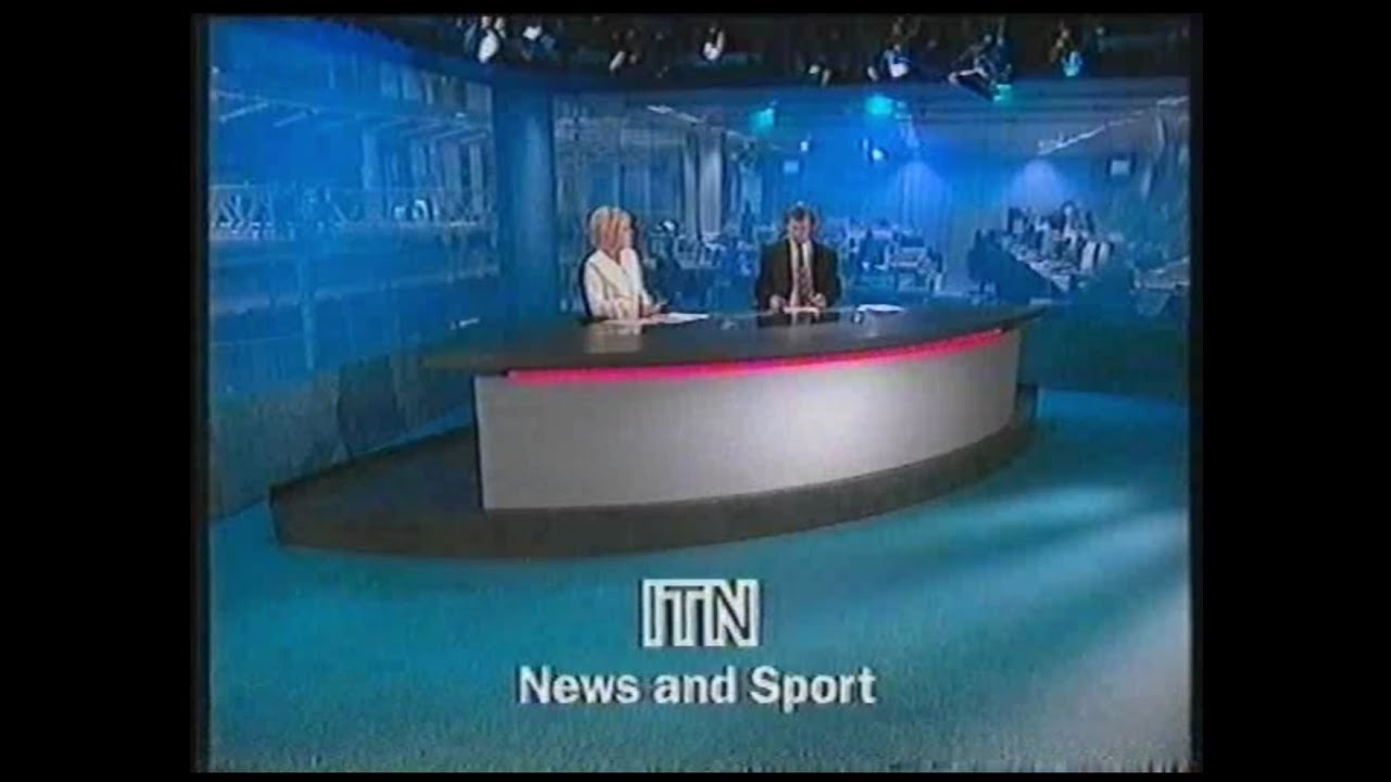 ITV (Anglia) - ITN News & Sport - Continuity & Adverts - Saturday 1st March 1997 - VHS Rip