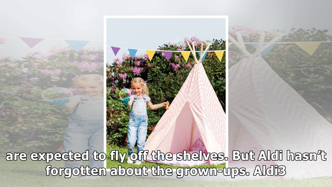 Aldi is selling children&rsquo;s teepee tents and playhouses&hellip; but you better be quick if you want one