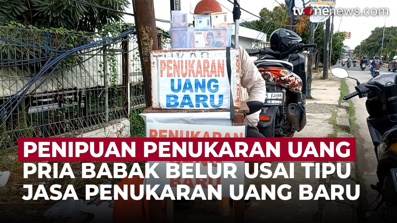 Modus Bukti Transfer Palsu, Pria di Cikarang Barat Tipu Jasa Penukaran Uang Baru | OneNews Update