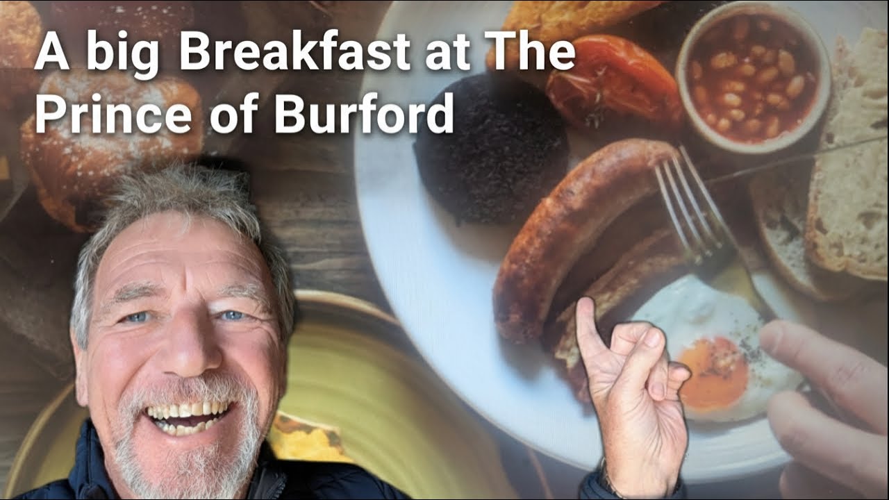 I had a lovely breakfast at The Prince of Burford