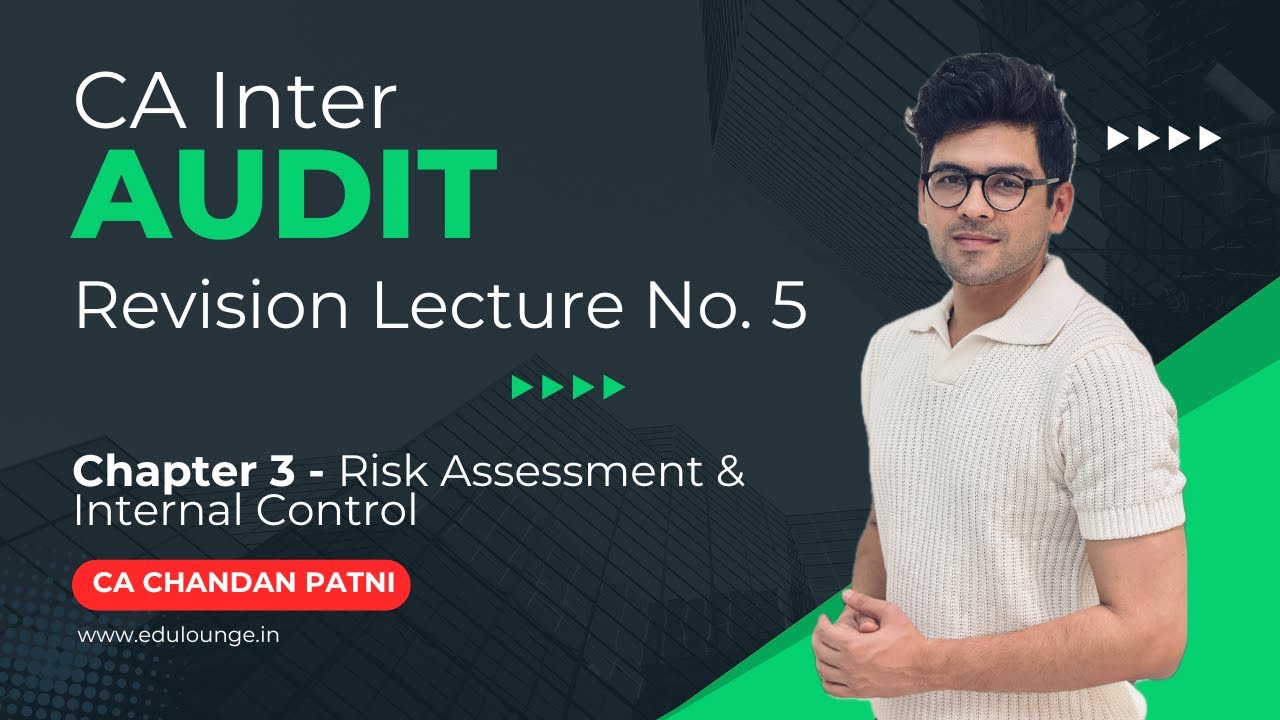 CA Inter Audit Revision Marathon - Lecture 05 | Chapter 3 | CA Chandan Patni