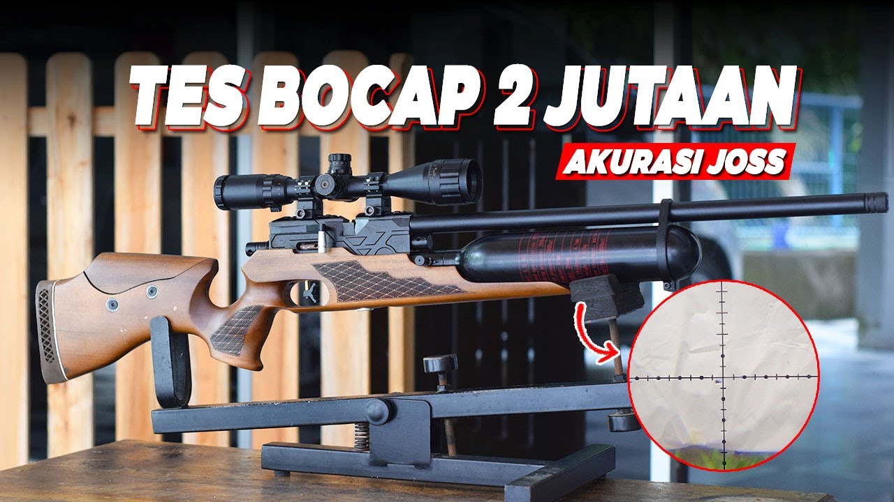 TES BOCAP FX CROWN 2 JUTAAN AKURASI MANTAP !! PROMO SENAPAN ANGIN PCP BOCAP FX CROWN TERBARU 2025
