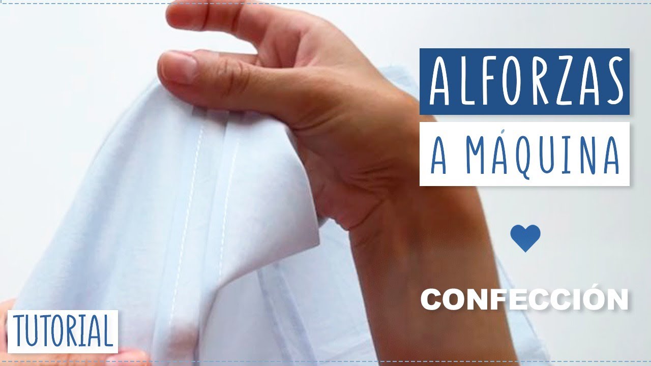 🧵Cómo hacer ALFORZAS a MÁQUINA PERFECTAS para CUALQUIER DISEÑO de ROPA