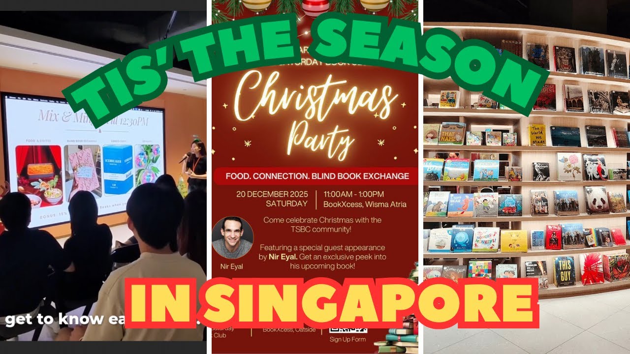Chatty GRWM | Visiting SG's largest Non-fiction Book Club | Exchanging books with strangers