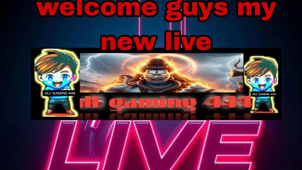 welcome guys my new live per all gaming 444 is live please dost support kro