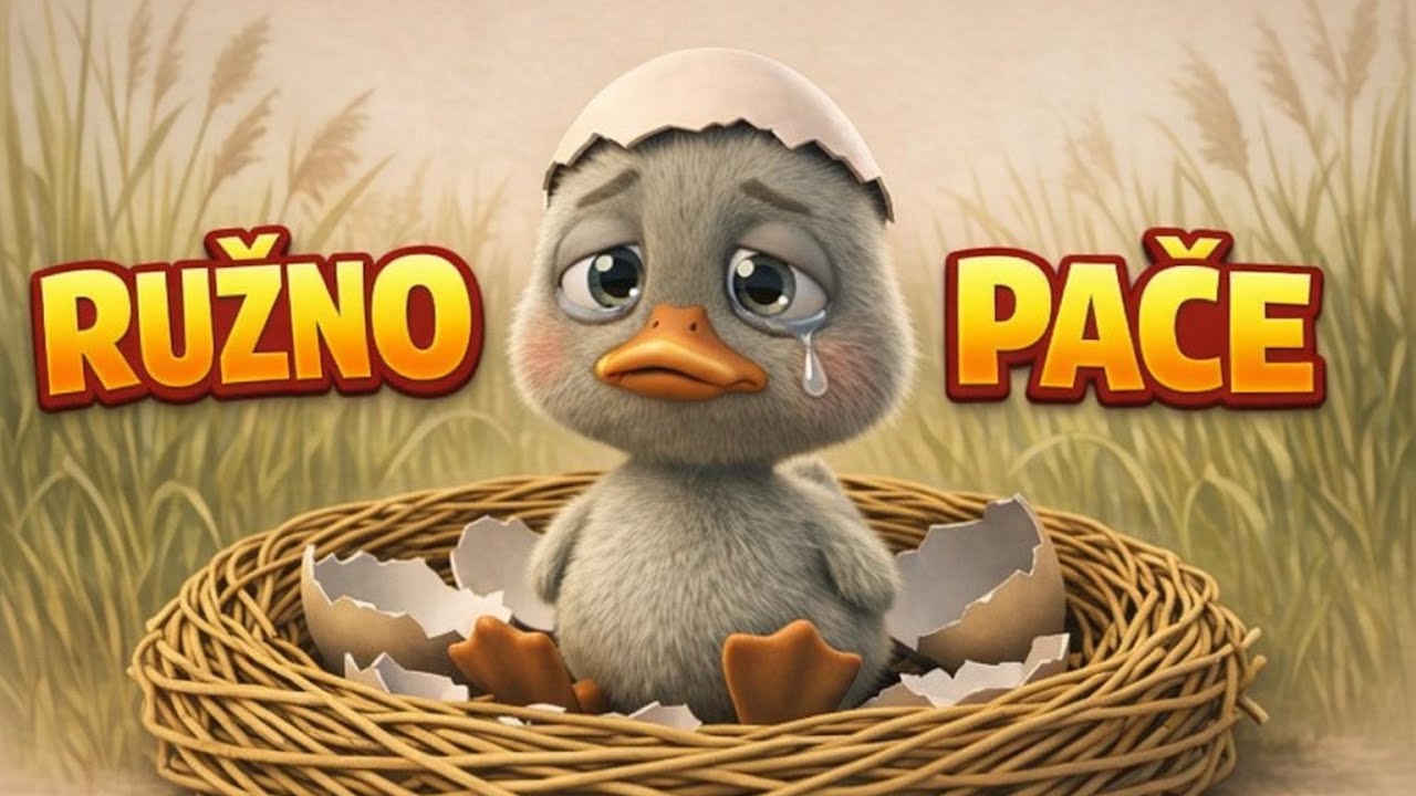 🦢 Ružno Pače - Prelepa priča o odrastanju I Klasična Bajka za Decu | Hans Christian Andersen