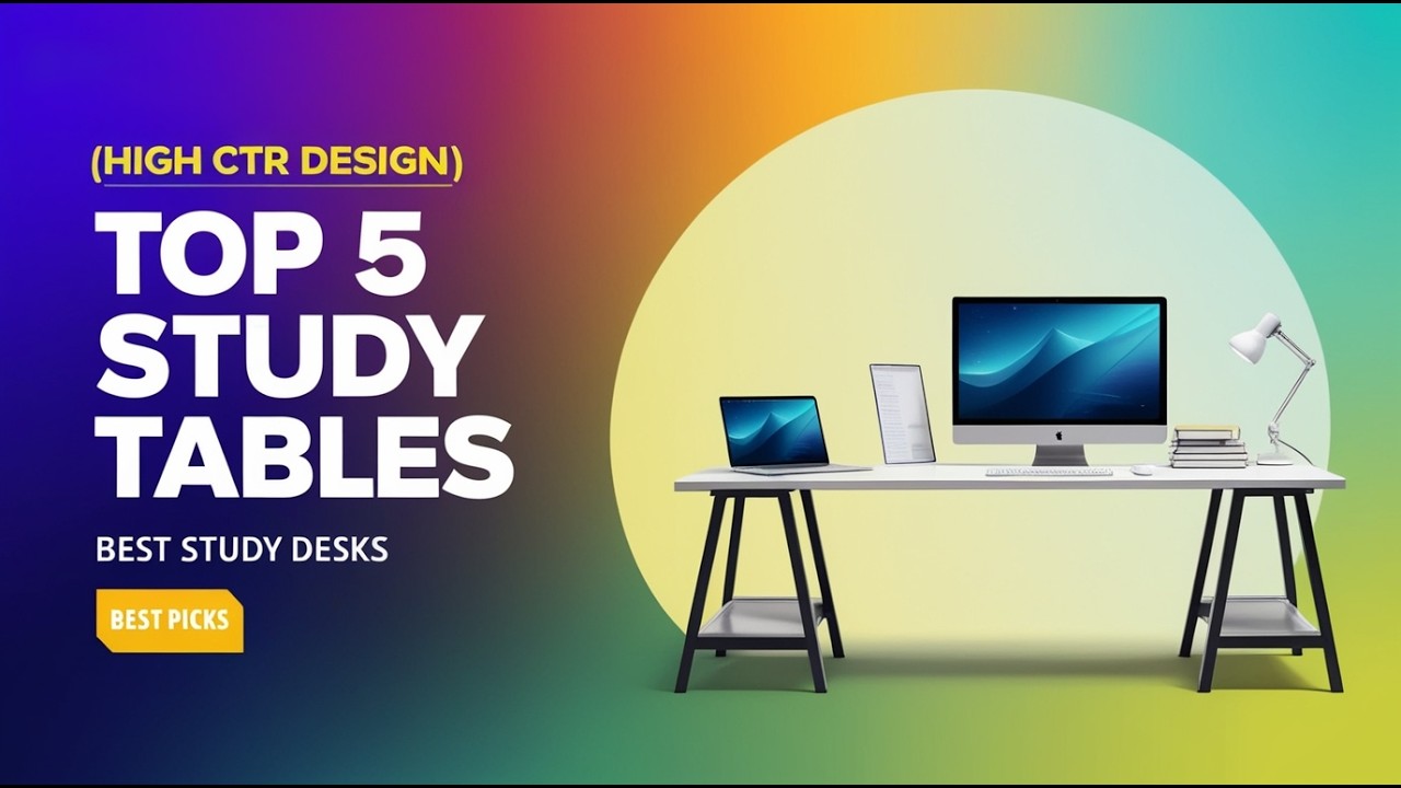 Top 5 Best Study Tables in 2026 | Perfect Desk for Students & Home Office
