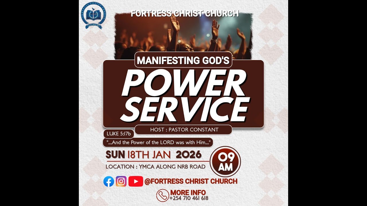 FORTRESS CHRIST CHURCH| SUNDAY SERVICE| 18TH JANUARY 2026
