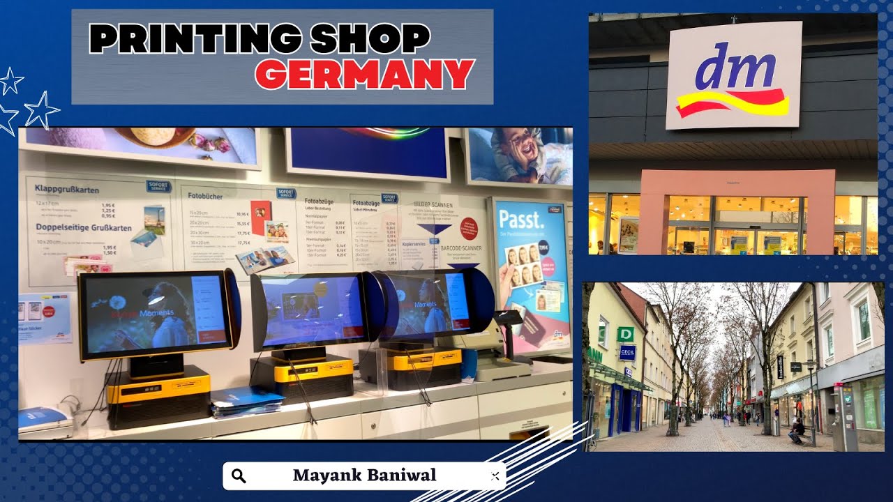 BEST & CHEAP Way to Print Documents in Germany 🇩🇪  | Mayank Baniwal