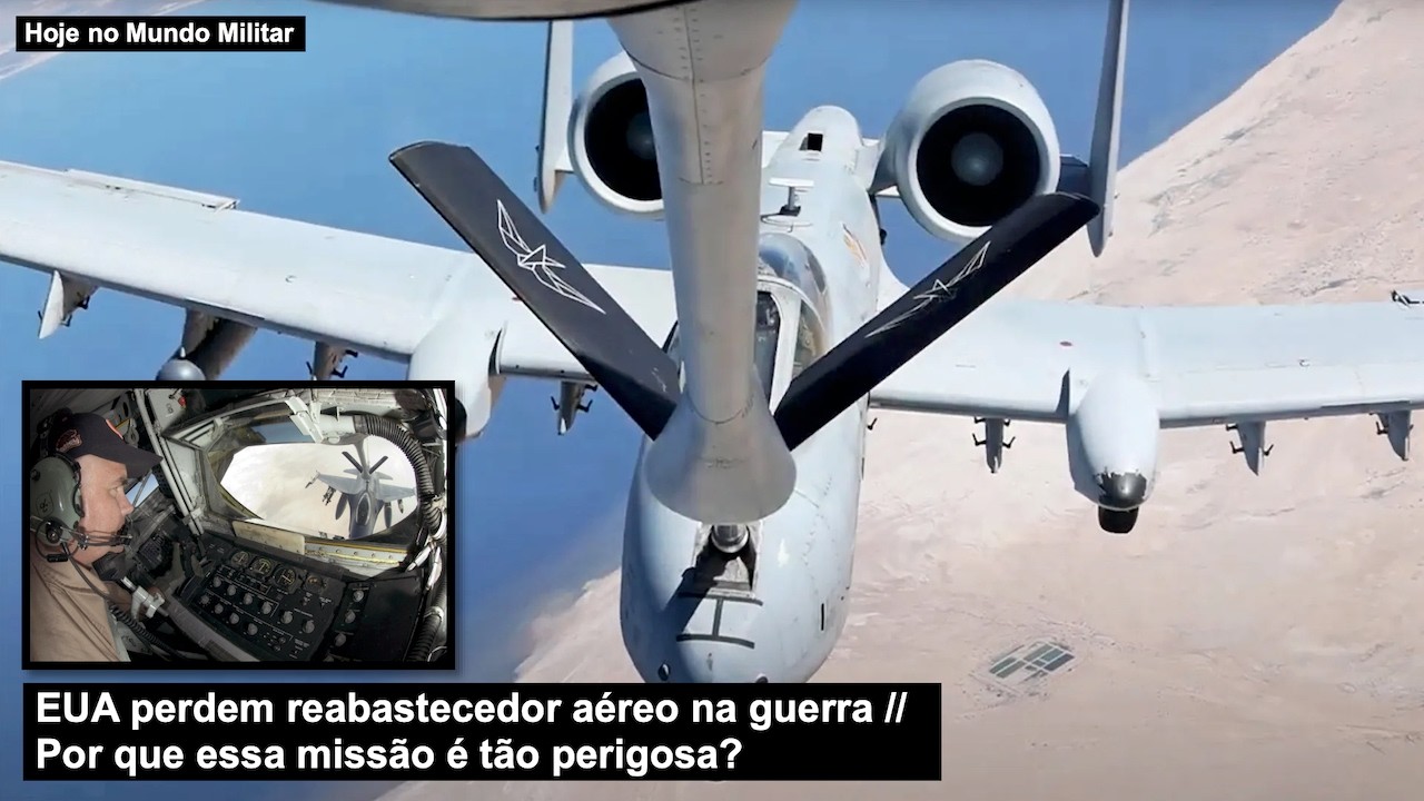 EUA perdem reabastecedor aéreo na guerra – Por que essa missão é tão perigosa?