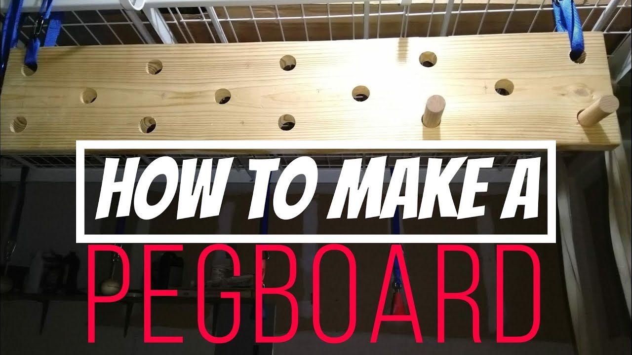 DIY How to make a Pegboard for Ninja Training & Grip Strength