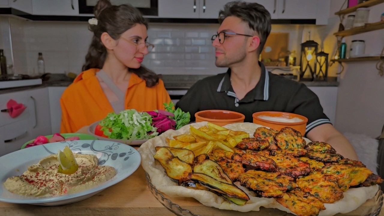 الكباب العراقي، فطورنا الرمضاني / مقلب الطعم السيئ بضحى😅