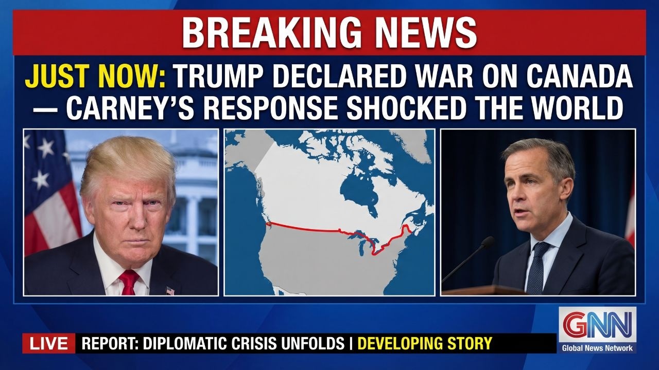 JUST NOW: Trump Declared War on Canada — Prime Minister Carney's Response Shocked the World !