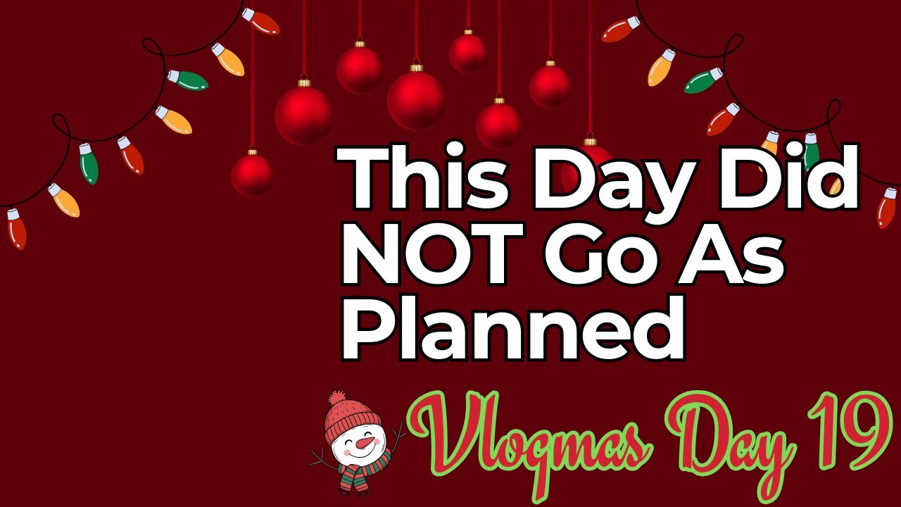 This Was NOT the Crochet Day I Planned 😬 | My Entire Crochet Plan Fell Apart | Vlogmas Day 19