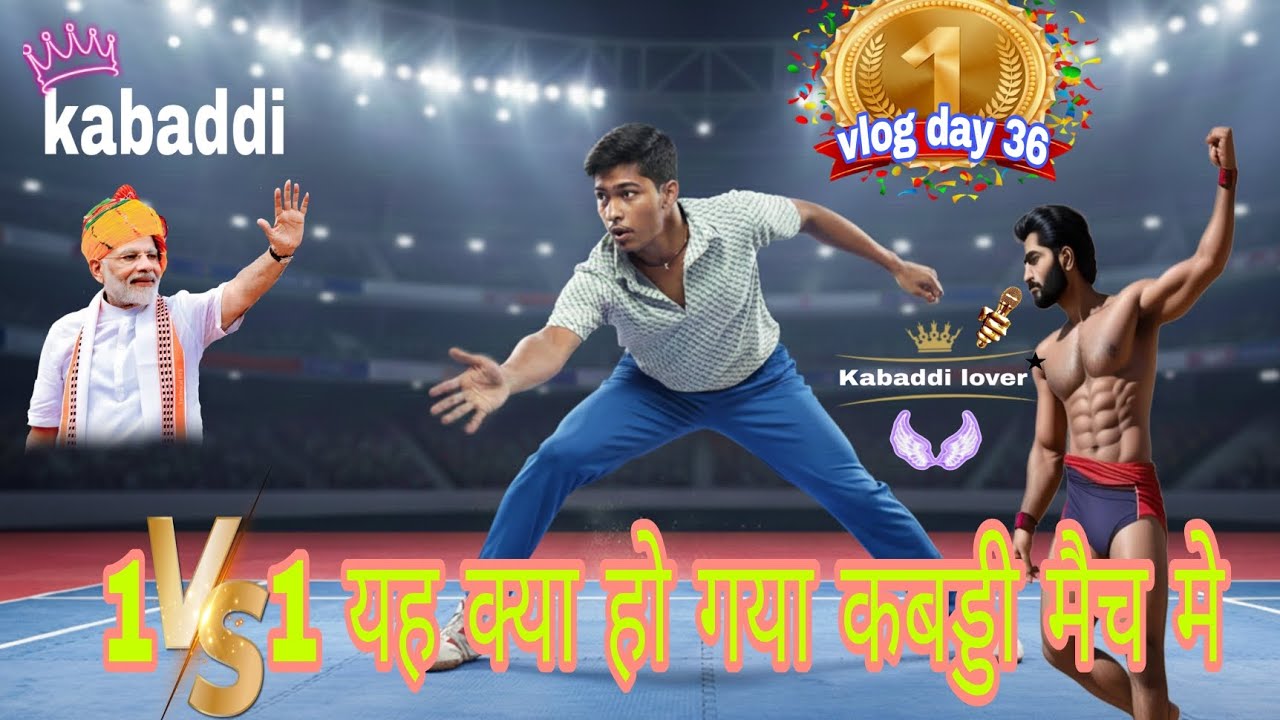 #vlogs #day36 #यह क्या हो गया कबड्डी मैच में।“कबड्डी में बवाल!”“खतरनाक कबड्डी मैच 😱”