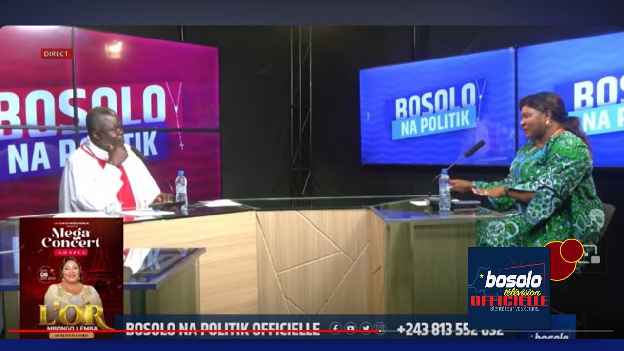 BOSOLO NA POLITIK | 16 SEPT  | L'OR MBONGO MAINTIEN SA  POSTURE DANS LA MUSIQUE CHRÉTIENNE
