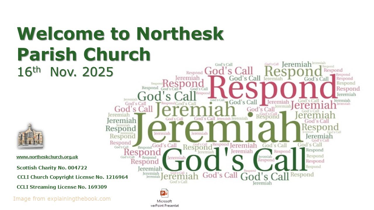Northesk Parish Church Worship Service 16 November 2025