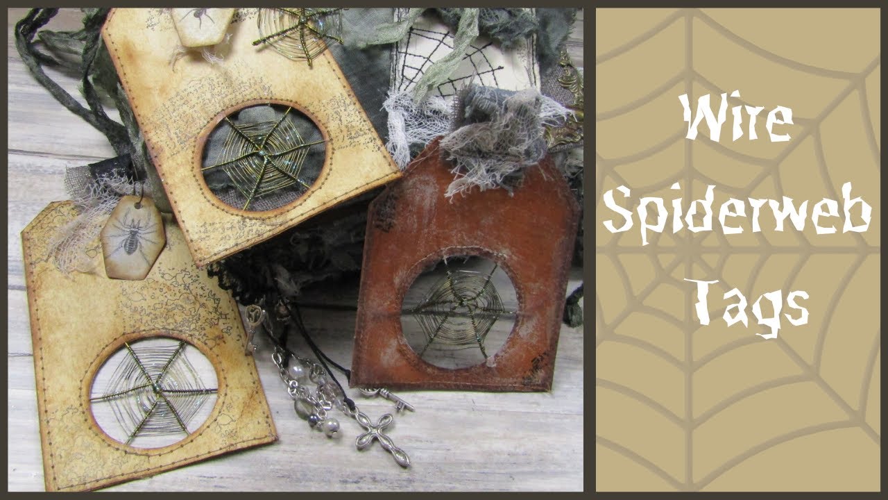 Wire Spiderweb Tags