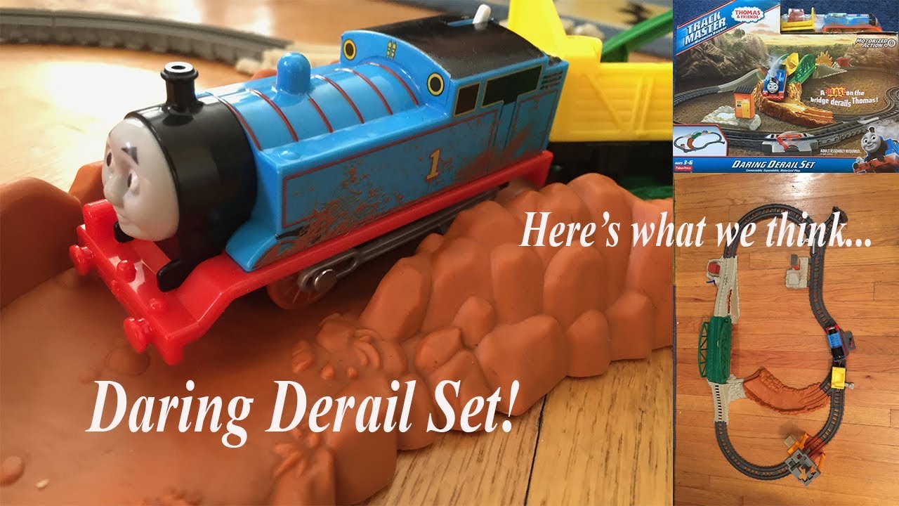 Thomas and Friends Toy Train Set-Trackmaster Daring Derail Set!