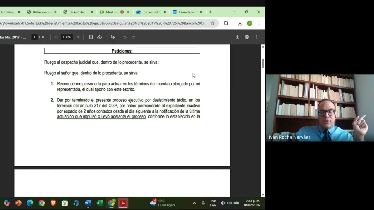 1  Caso Exitoso Desistimiento tácito + prescripción Iván
