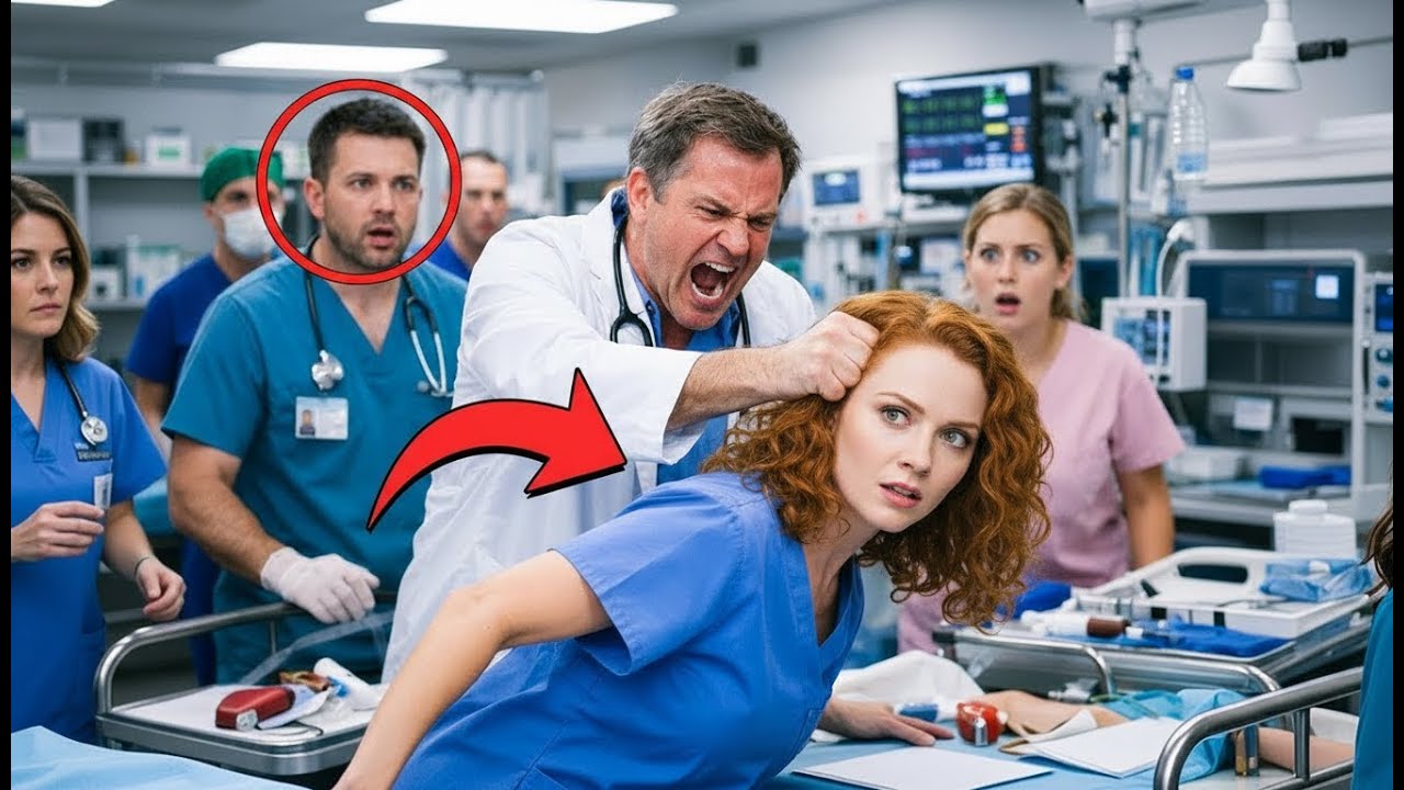 The Chief Surgeon Pulled Her Hair — What the Quiet Nurse Did Shocked the ER