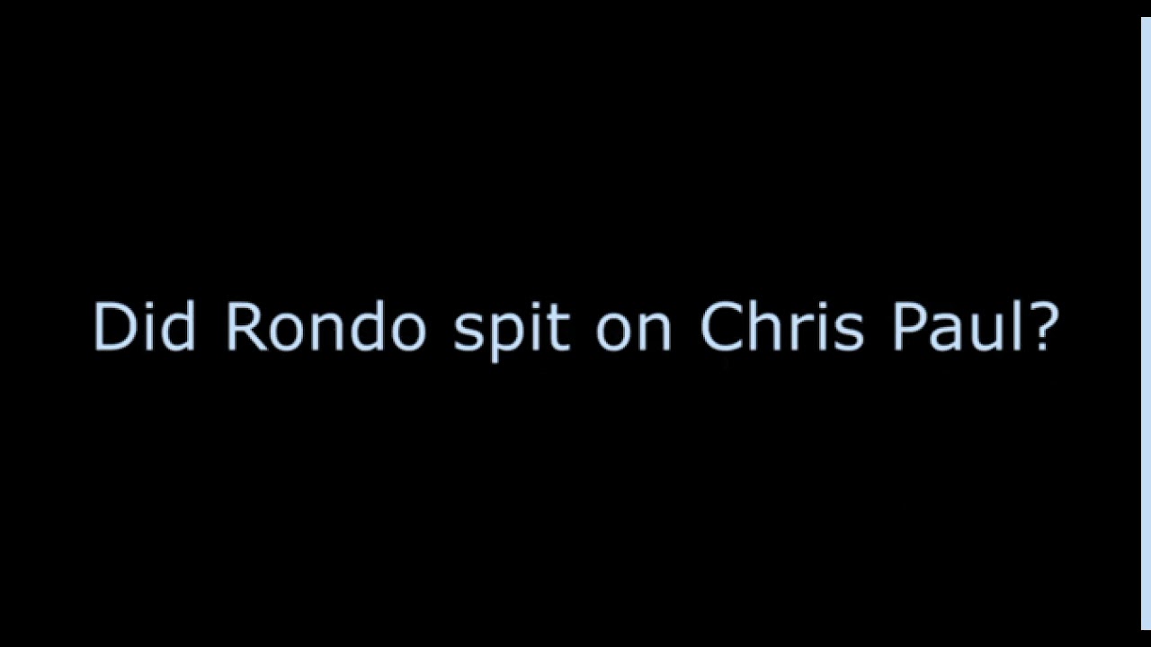 DID RONDO SPIT ON PAIL?? WATCH CLOSER!!!