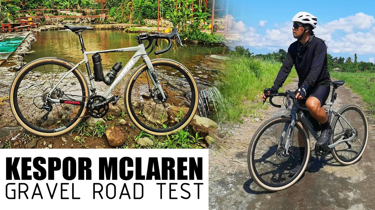 Kespor Mclaren Gravel Bike, Gravel Road Test | Jez Mar Bike Vlog