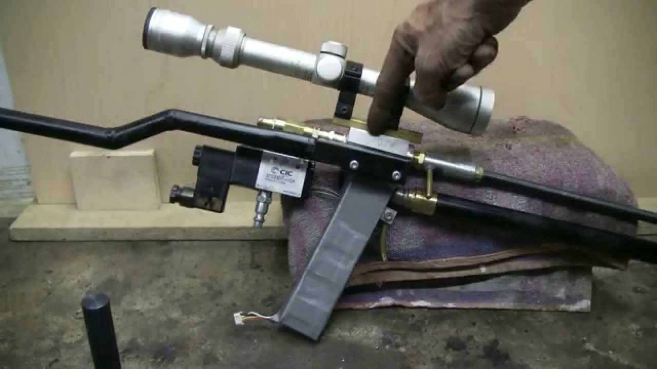 DIY Semi Auto Air Rifle Made With QEV