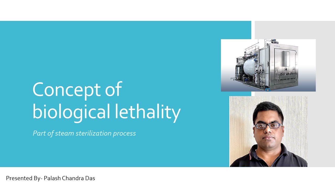 Concept of biological lethality and SAL calculation (applying moist heat sterilization process)