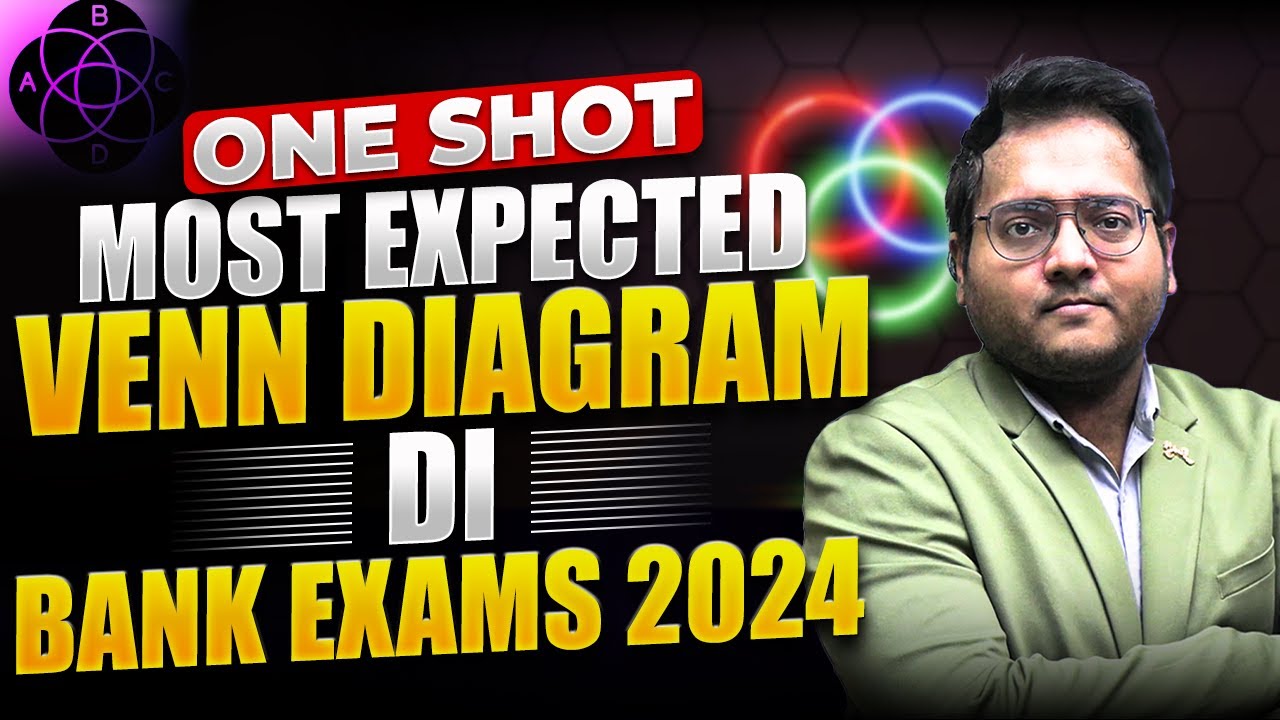 🔥✅ Venn Diagram DI for all Bank Exams One Shot | Venn Diagram DI for RRB PO, CLERK| Harshal Sir