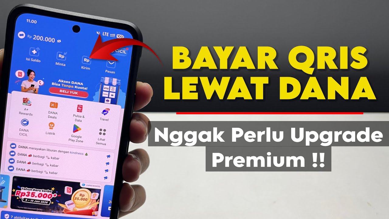 Cara Bayar QRIS Lewat DANA - Cara Melakukan Pembayaran QRIS di DANA