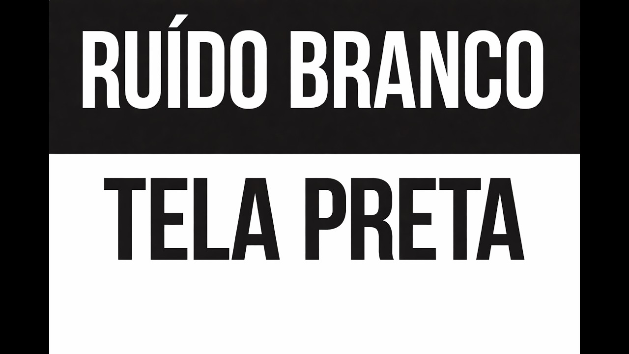 Ruído Branco com Chuva  para Dormir Rápido | Sono Profundo | 8 Horas